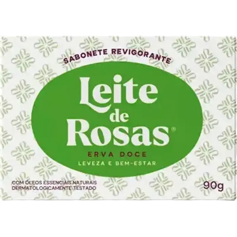 SAB BARRA LEITE DE ROSAS ERVA DOCE 90G