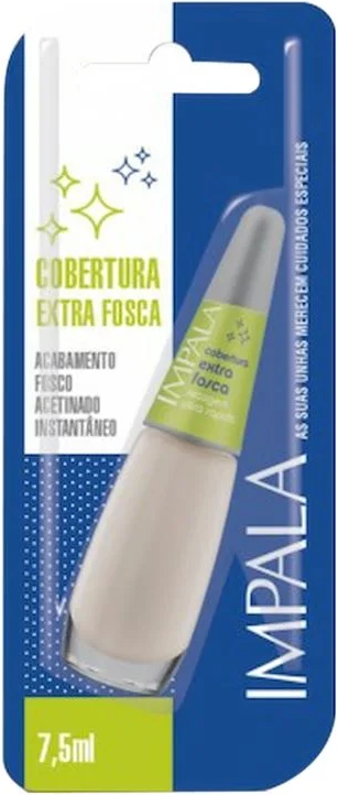 Esmalte Impala Cobertura Extra Fosca 7,5ml Blister - (6 unidades)