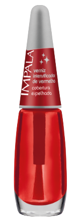 Esmalte Impala Verniz Intensificador de Vermelho 7,5ml Blister - (6 unidades)
