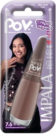 Esmalte Cremoso Impala Pov Minha Vibe 7,5ml Blister - (6 unidades)