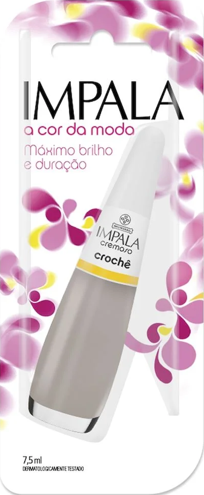Esmalte Cremoso Impala A Cor da Sua Moda Crochê 7,5ml Blister - (6 unidades)