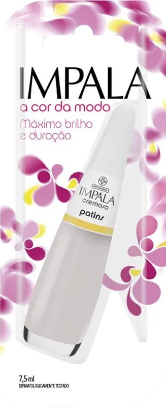 Esmalte Cremoso Impala A Cor da Sua Moda Patins 7,5ml Blister - (6 unidades)