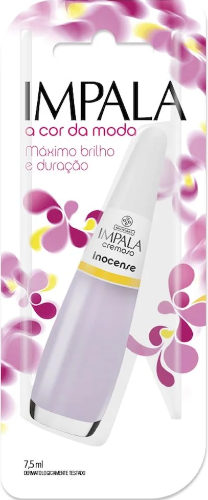 Esmalte Cremoso Impala A Cor da Sua Moda Inocense 7,5ml Blister - (6 unidades)