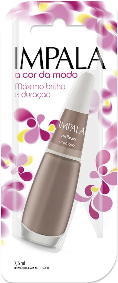 Esmalte Cremoso Impala A Cor da Sua Moda Sutileza 7,5ml Blister - (6 unidades)