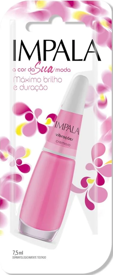 Esmalte Cremoso Impala A Cor da Sua Moda Vibrações 7,5ml Blister - (6 unidades)