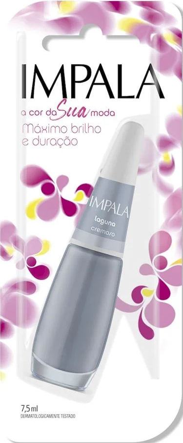 Esmalte Cremoso Impala A Cor da Sua Moda Laguna 7,5ml Blister - (6 unidades)