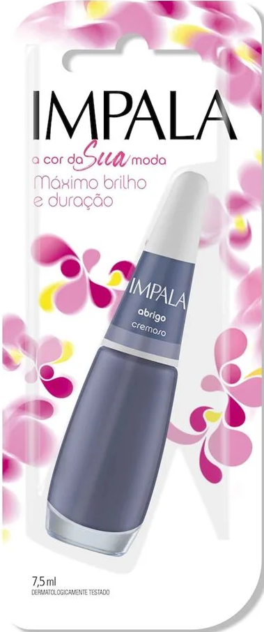 Esmalte Cremoso Impala A Cor da Sua Moda Abrigo 7,5ml Blister - (6 unidades)