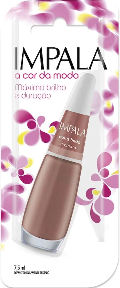 Esmalte Cremoso Impala A Cor da Sua Moda Coisa Linda 7,5ml Blister - (6 unidades)