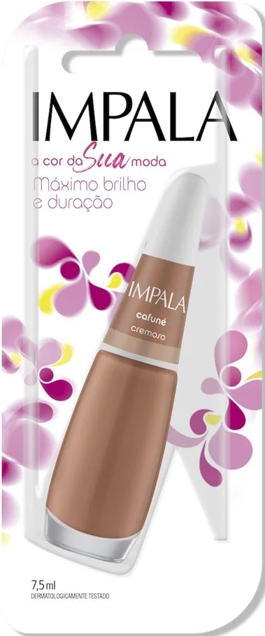 Esmalte Cremoso Impala A Cor da Sua Moda Cafuné 7,5ml Blister - (6 unidades)