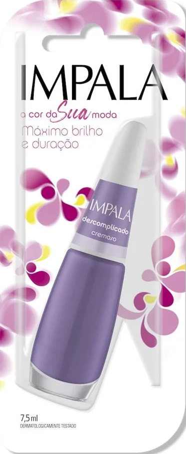 Esmalte Cremoso Impala A Cor da Sua Moda Descomplicado 7,5ml Blister - (6 unidades)