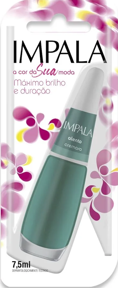Esmalte Cremoso Impala A Cor da Sua Moda Alento 7,5ml Blister - (6 unidades)