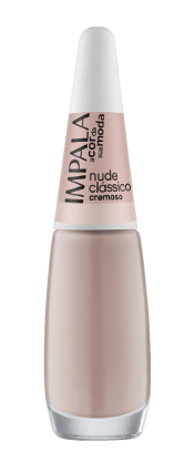 Esmalte Cremoso Impala A Cor da Sua Moda Nude Clássico 7,5ml Blister - (6 unidades)