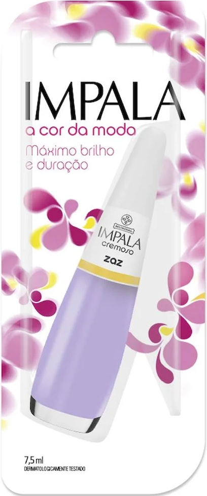Esmalte Cremoso Impala A Cor da Sua Moda Zaz 7,5ml Blister - (6 unidades)