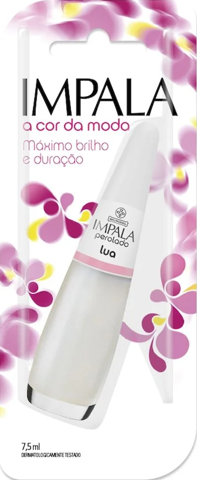 Esmalte Perolado Impala A Cor da Sua Moda Lua 7,5ml Blister - (6 unidades)