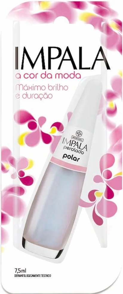 Esmalte Perolado Impala A Cor da Sua Moda Polar 7,5ml Blister - (6 unidades)