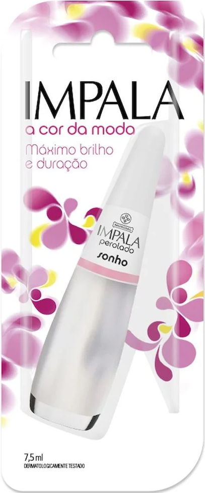 Esmalte Perolado Impala A Cor da Sua Moda Sonho 7,5ml Blister - (6 unidades)