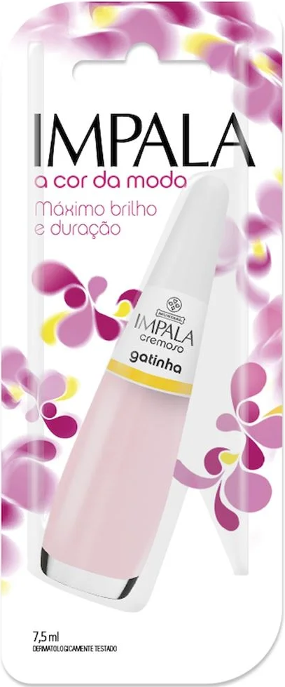 Esmalte Cremoso Impala A Cor da Sua Moda Gatinha 7,5ml Blister - (6 unidades)