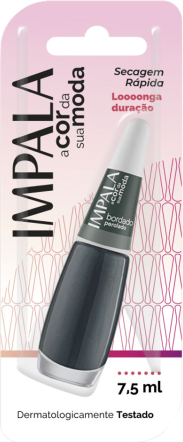 Esmalte Perolado Impala A Cor da Sua Moda Bordado 7,5ml Blister - (6 unidades)