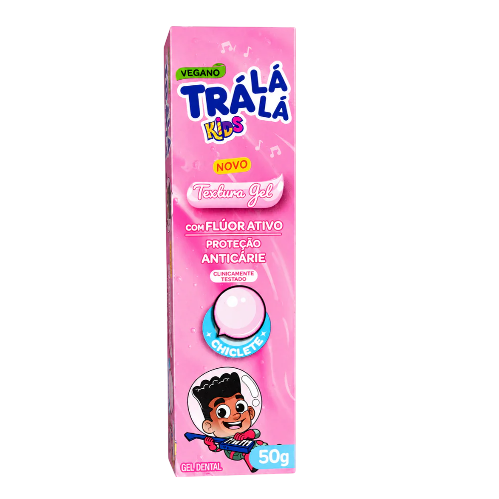 GEL DENTAL TRA LA LA KIDS CHICLETE 50G