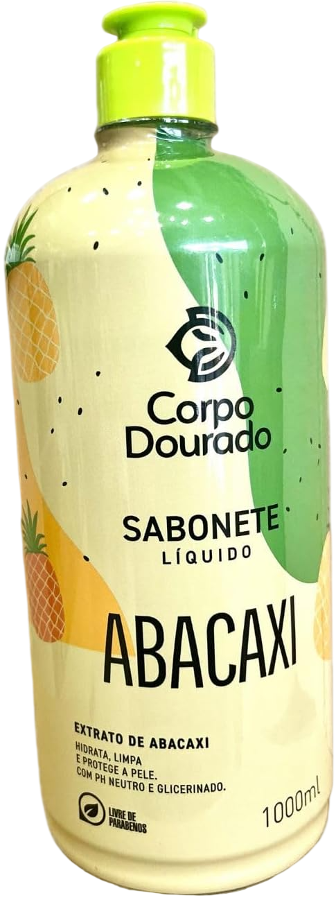 Sabonete Líquido Corpo Dourado Abacaxi 1L