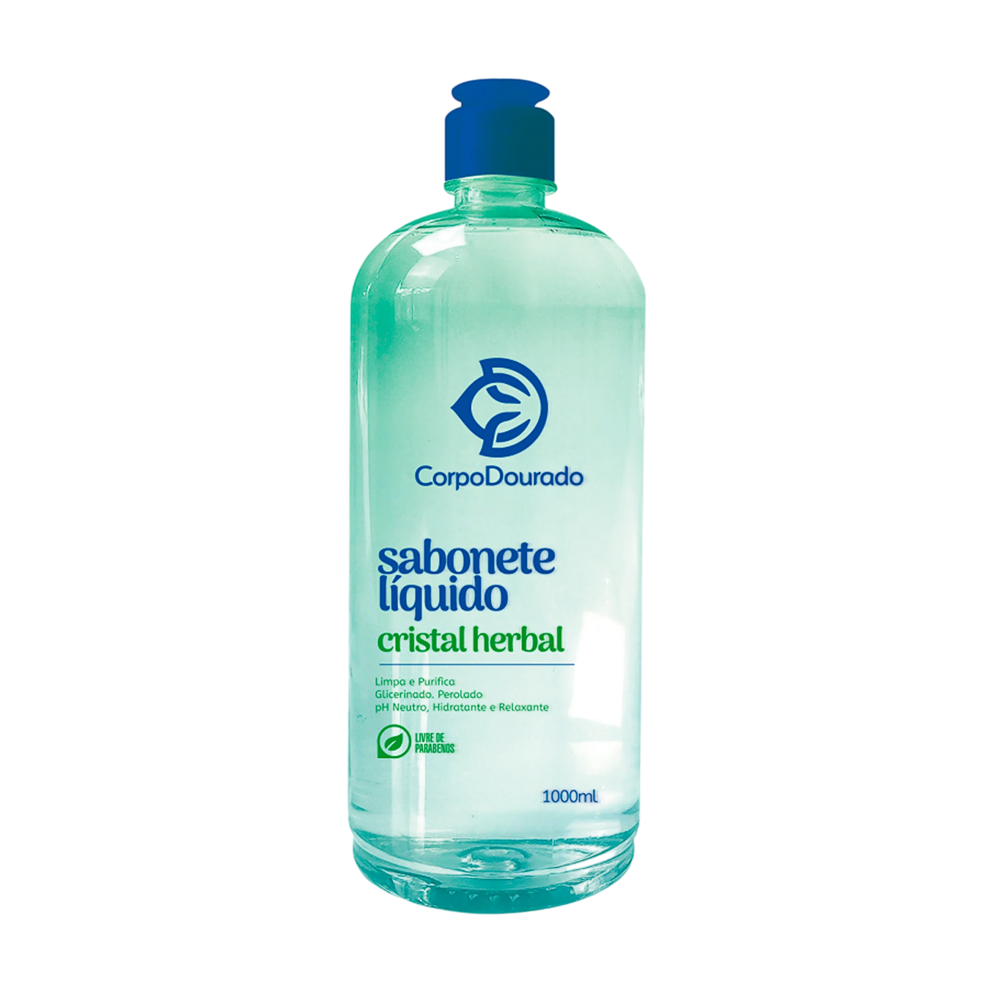 Sabonete Líquido Corpo Dourado Cristal Herbal 1L