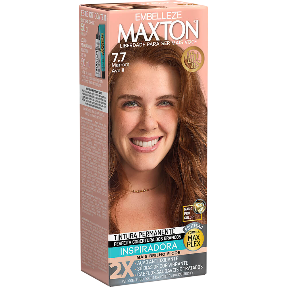 Tintura Maxton Delícias Marron Avelã 7.7