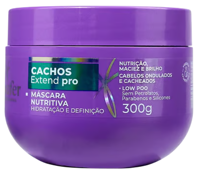 Máscara Elisafer Cachos Extend Pro 300g