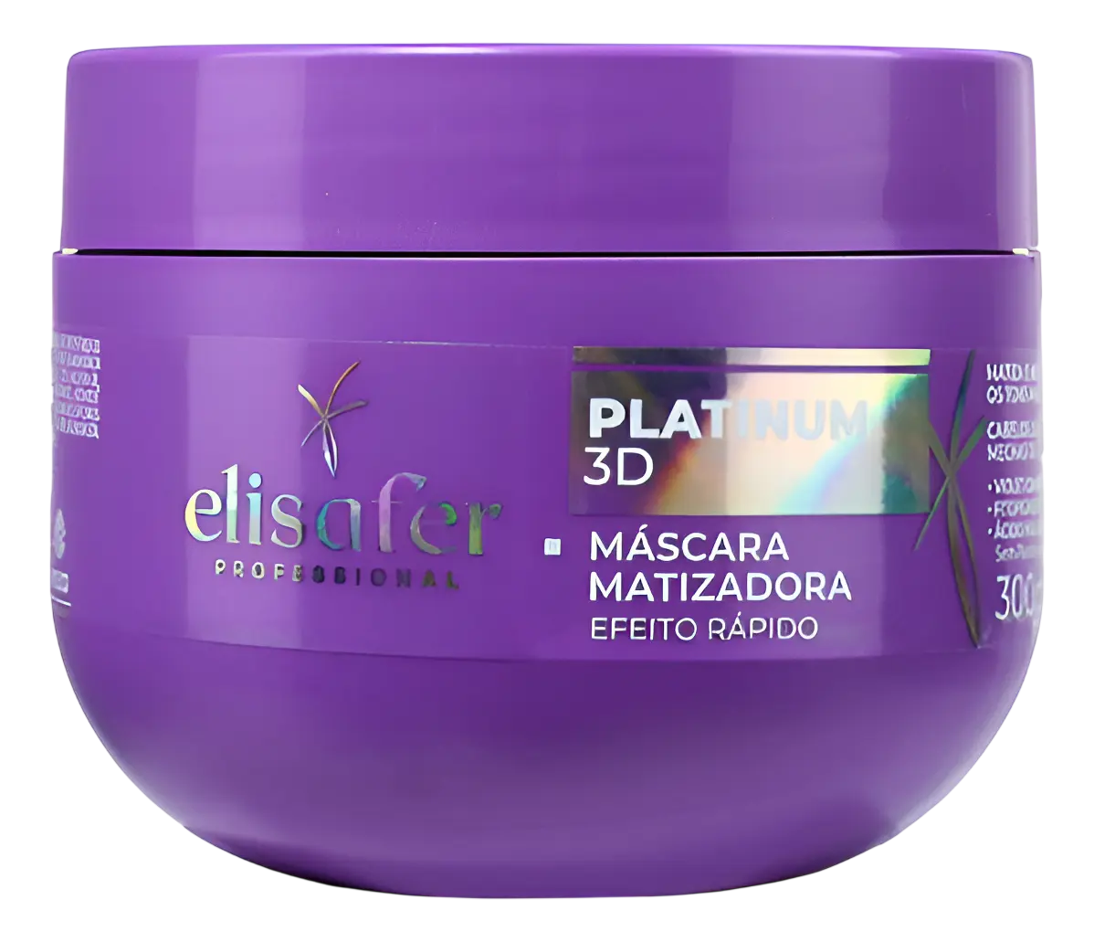 Máscara Elisafer Platinum 3D 300g