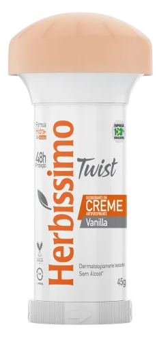 Desodorante Creme Herbíssimo Twist Vanilla 45g