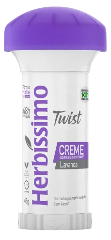 Desodorante Creme Herbíssimo Twist Lavanda 45g