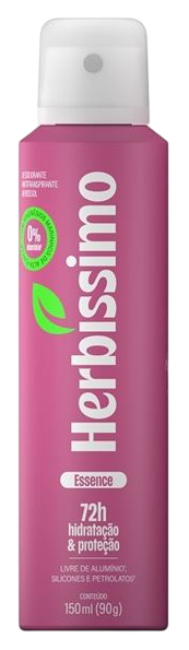Desodorante Aerossol Herbíssimo Essence Zero Alumínio 150ml