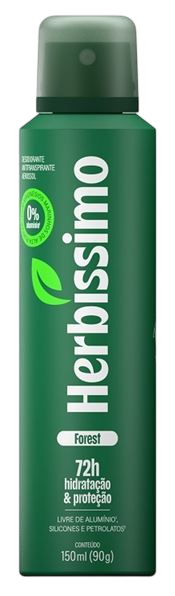 Desodorante Aerossol Herbíssimo Forest Zero Alumínio 150ml