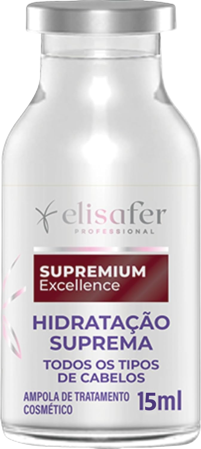 Ampola Elisafer Supremium 15ml - Display com 12 Unidades