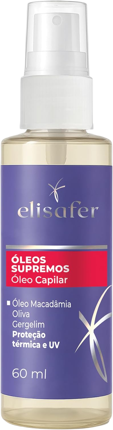 Óleo Capilar Elisafer Óleos Supremos 60ml