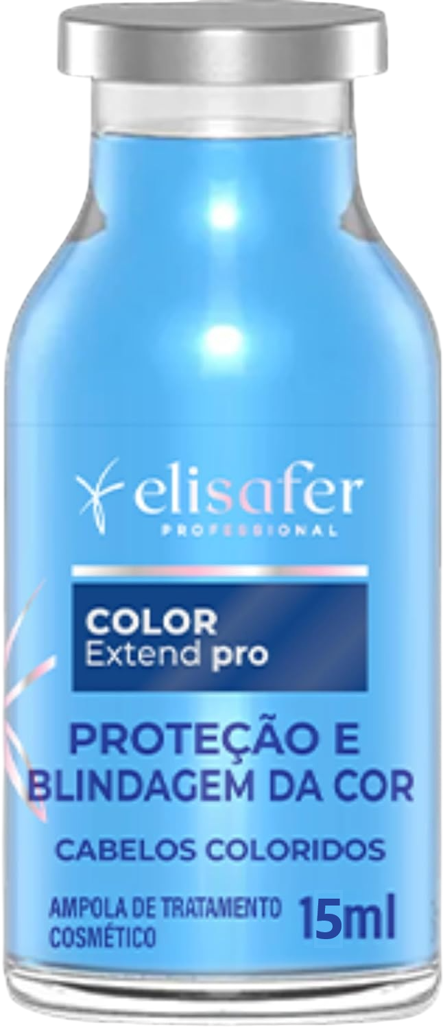 Ampola Elisafer Color Extend 15ml - Display com 12 Unidades