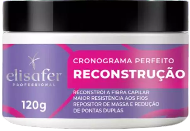 Máscara Elisafer Conograma Perfeito Reconstrução 120g