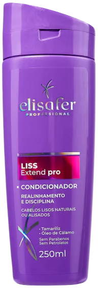 Condicionador Elisafer Liss Extend Pro 250ml