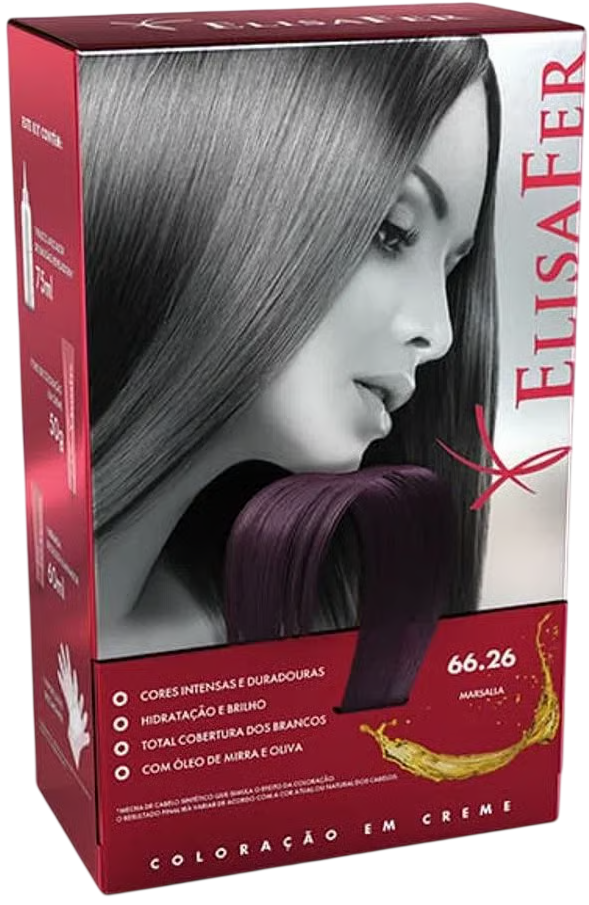 Kit Coloração Elisafer 66.26 Marsalla