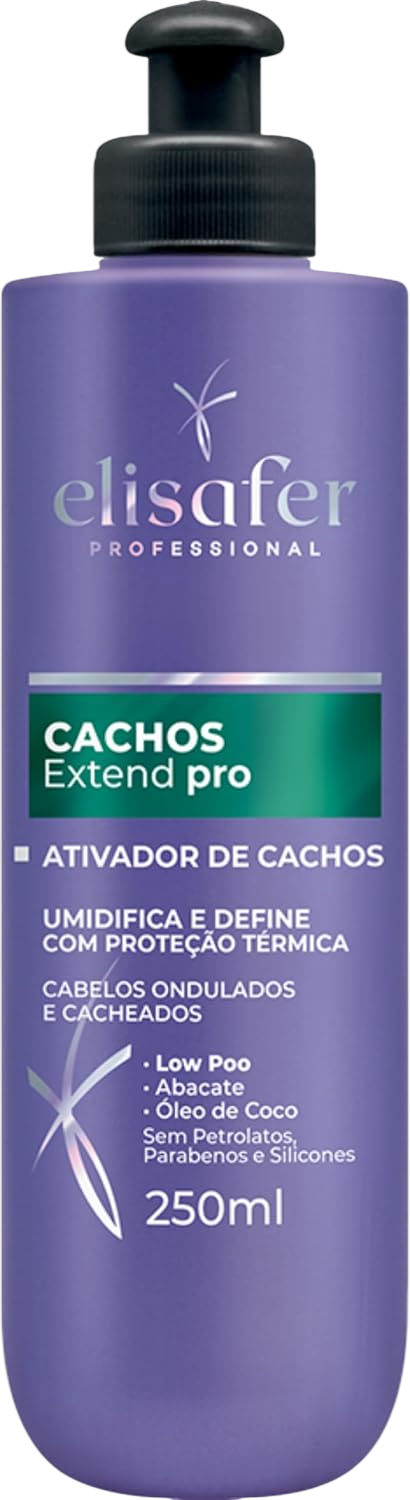 Ativador de Cachos Elisafer Cachos Extend Pro 250ml