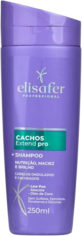 Shampoo Elisafer Cachos Extend Pro 250ml