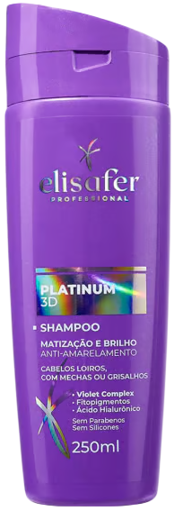 Shampoo Elisafer Platinum 3D 250ml