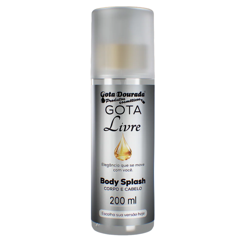 Body Splash Gota Dourada Gota Livre 200ml