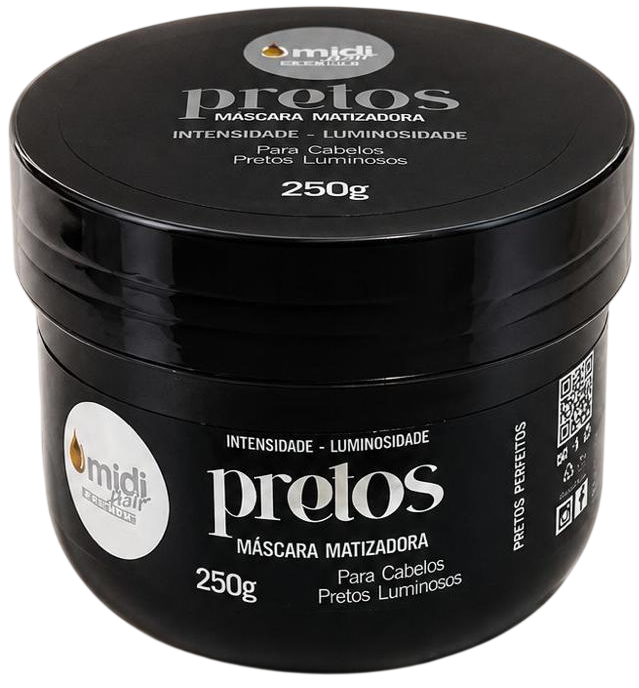 Máscara Matizadora Umidi Hair Preta 250g