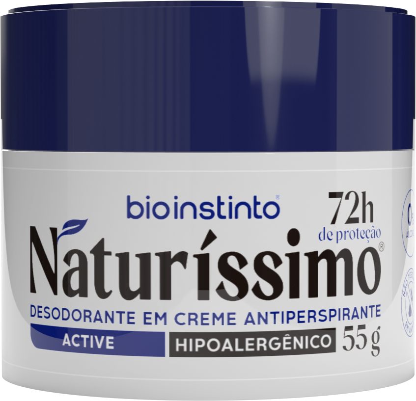Desodorante Creme Bio Instinto Naturíssimo Active 55g