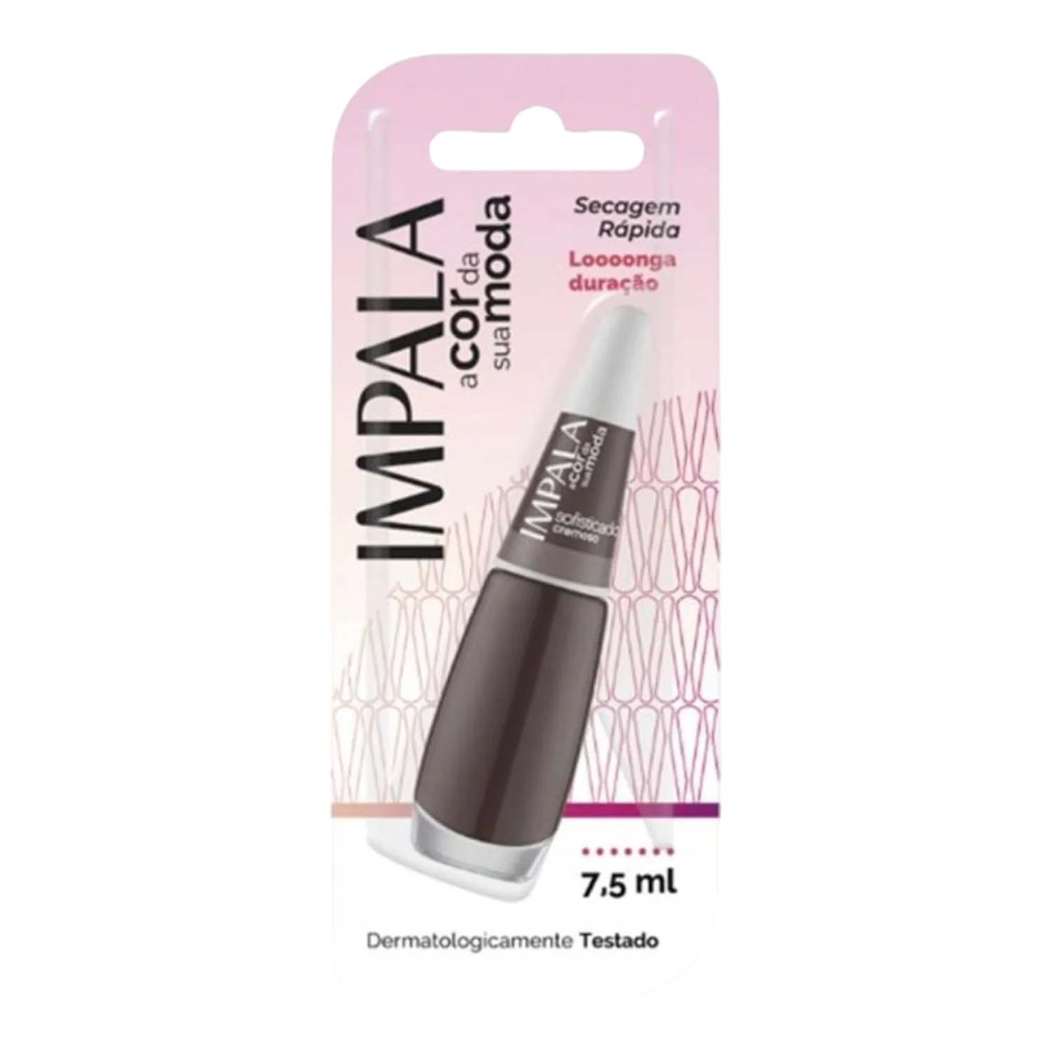 Esmalte Cremoso Impala A Cor da Sua Moda Sofisticado 7,5ml Blister - (6 Unidades)