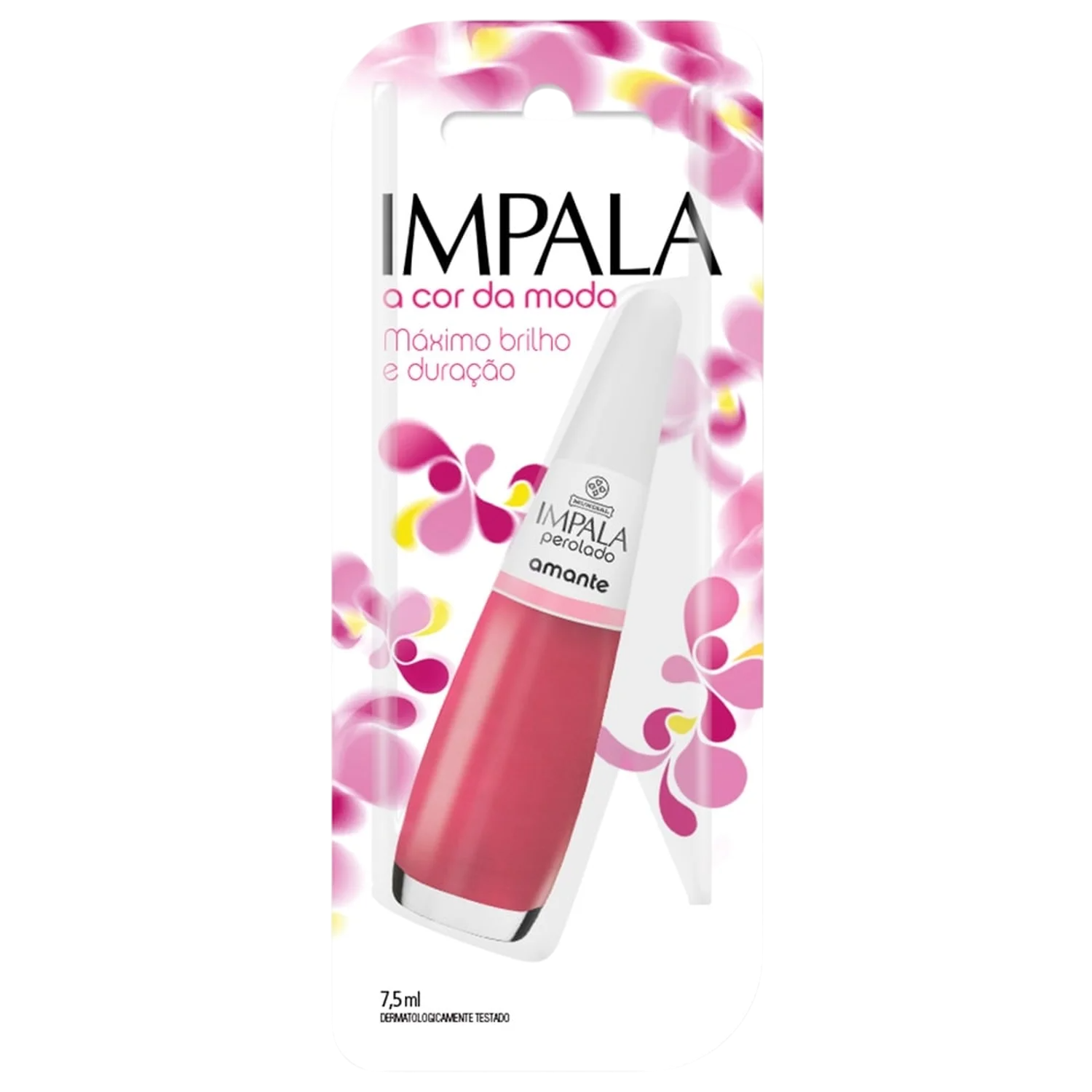Esmalte Perolado Impala A Cor da Sua Moda Amante 7,5ml Blister - (6 Unidades)