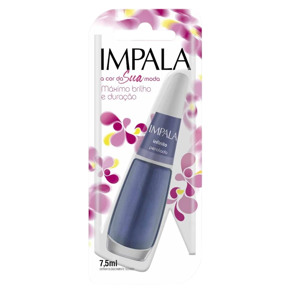 Esmalte Perolado Impala A Cor da Sua Moda Infinito 7,5ml Blister - (6 Unidades)