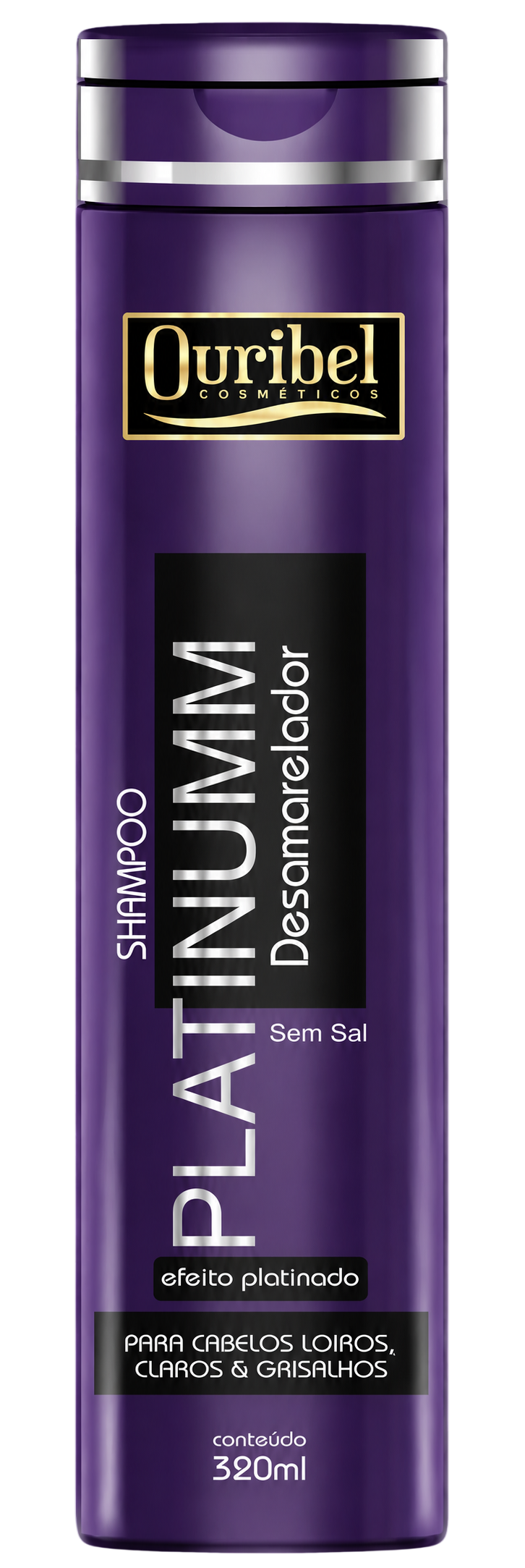 Shampoo Desamarelador Ouribel Platinumm 320ml