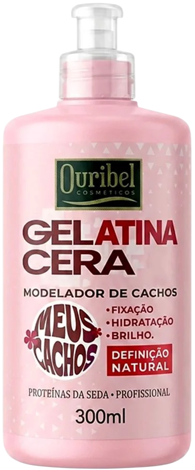 Gelatina Cera Ouribel Modelador de Cachos 300ml