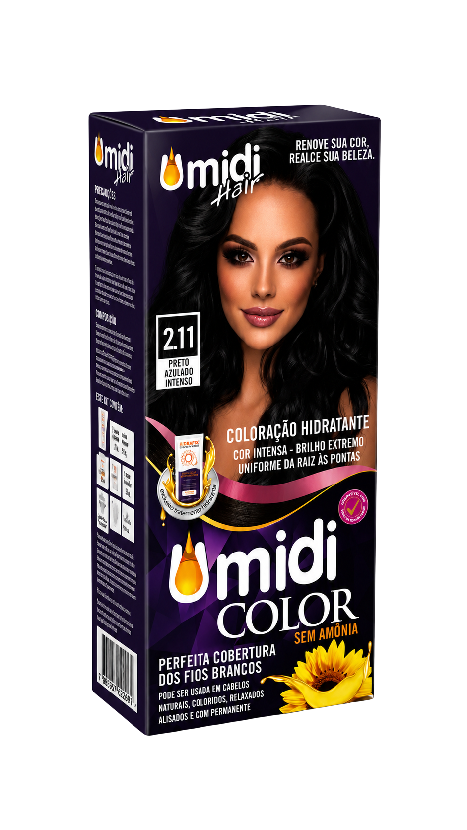 COL U.COLOR KIT 2.11 PRETO AZULADO INT